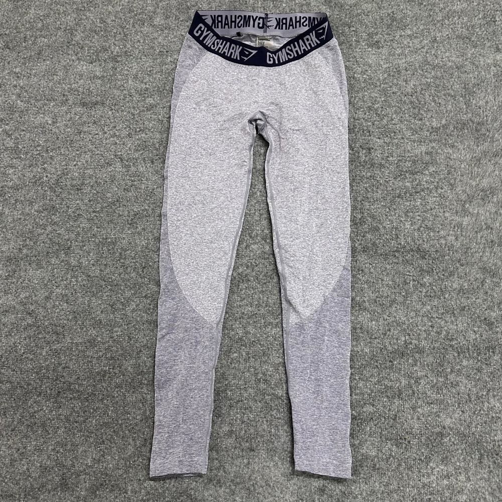 Gymshark Leggings Womens Size M Grey Marl Dry Seamless Athletic Yoga Pants